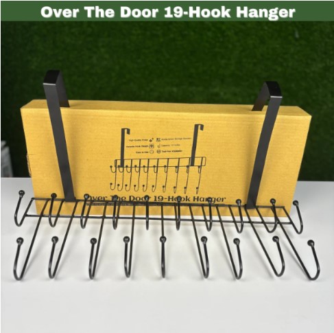 Over The Door 19-Hook Hanger
